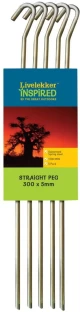 Livelekker Straight Peg Tent Pegs