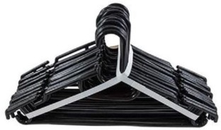 Clothes Hangers 0745953442791 Plastic Pack of 20 Hangers For  Trousers
