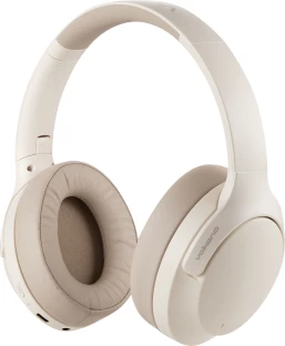 Volkano Odyssey Noise Cancelling Wireless Headphones - Nude Bluetooth & Wired Headset