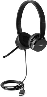 Lenovo 4XD0X88524 100 USB Stereo Noise Cancelling Mic Wired Headset