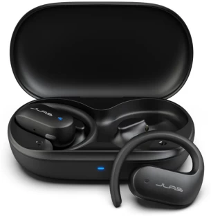 JLAB Jbuds Open Sport 2- Black Bluetooth Headset