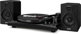 Gemini TT 900 Black Turntable with 2 x 50W Speakers Mini Hi-Fi System