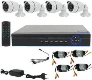 Perfect Dealz Full HD Indoor & Outdoor Security Camera with Night Vision and Lan Cable, Wi-Fi Connectivity