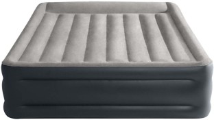 Intex Queen Deluxe Pillow Rest Airbed Leatherette 2 Seater Inflatable Sofa