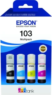 Epson 103 Original Black and Tri Colour Combo Pack Ink Bottle