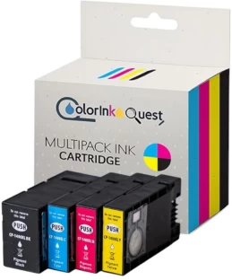 Canon Generic 1400xl Multipack BCYM Colorink Quest Black and Tri Colour Combo Pack Ink Cartridge