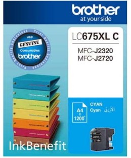 Brother LC-675 Xl Cyan Ink Cartridge