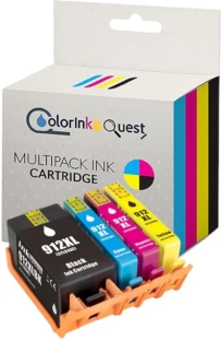 HP Generic 8013 912XL B/C/Y/M High Yield Multipack-Colorink Quest Black and Tri Colour Combo Pack Ink Cartridge