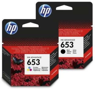 HP 653 Black and Tri Colour Combo Pack Ink Bottle