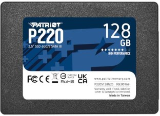 Patriot 128 GB SSD (P220 128GB 2.5″ SSD)