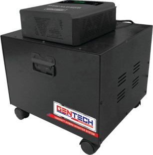 Gentech 1600W (1220Wh) UPS Inverter Trolley 2x100ah Modified Sine Wave Inverter