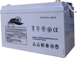 Solarix 12V 100AH Deep Cycle Gel Battery – Absorbent Glass Square Wave Inverter