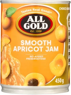 All Gold Smooth Apricot Jam 450 g