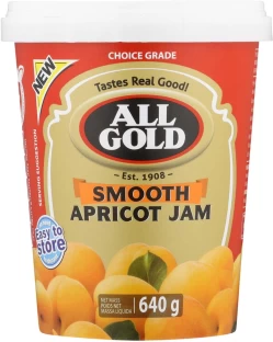 All Gold Jam Smooth Apricot 640 g
