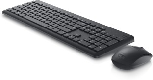 Dell KM3322W Wireless Mouse QWERTY Desktop Keyboard