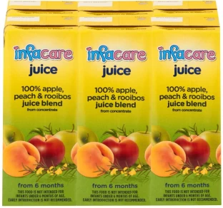 Infacare 100% Fruit Juice Blend Apple, Peach, Rooibos Juice
