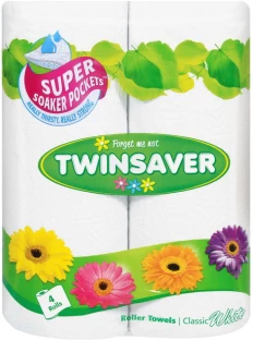 Twinsaver Kitchen Towels White