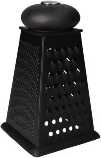 Danny Home 4 Multi-Sided Grater Black Stainless Steel Grater Kitchen Tool Set