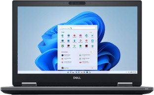 Dell Precision Intel Core i7 8th Gen 8850H - (32 GB/512 GB SSD/Windows 11 Pro/4 GB Graphics) Grade A Certified Refurbished Precision 7530 Business Laptop A Grade - Refurbished