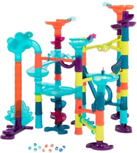 B.Toys Marble-Palooza Marble Run with Light & Sound Activity Toys