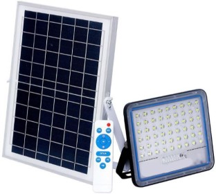 joburgdeals 800W Pure White Lens Solar Flood Light LED Front Light