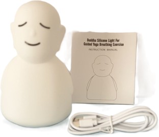 therapeutic products Buddha Silicone Light For Guided Yoga Breathing Exercises Desk