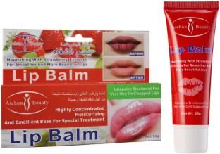 LONDZ Strawberry Lip Balm For Dry Lips-50g Strawberry