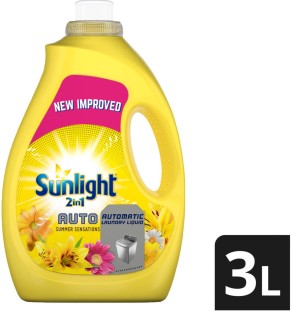 Sunlight 2 in 1 Automatic Laundry Floral Liquid Detergent