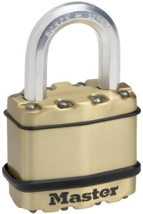 Master Lock Padlock Excell 45mm Brass Laminated Ma455000 Padlock