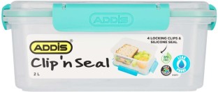 Addis Clip & Seal Rect 2 Containers Lunch Box