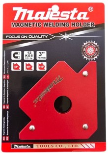 MAJESTA 75mm Welding Magnet - 12kg Multipurpose Office Magnets Pack of 1