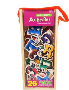 AliBeiBei Alphabet ABC Fridge Magnet For Educational Learning Toys Set Fridge Magnet Pack of 26