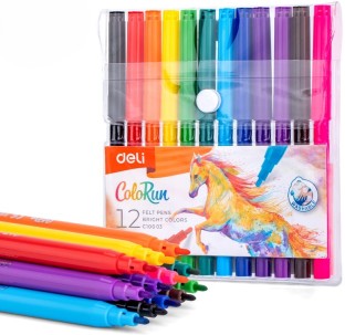 deli Felt Tip Ass - 12pcs