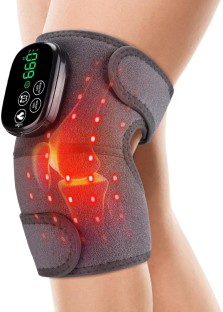 Happyfun Knee Brace for Pain Relief,660nm&850nm Rechargeable Infrared Knee Devices Compression Massager