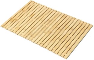AZ Decor Bath Mat, Bamboo, 600mm x 400mm Bathroom Mat
