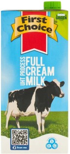 First Choice Full Cream Milk, Plain Flavour