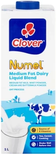 Clover Numel Full Cream Dairy Liquid Blend, Plain Flavour