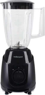 Mellerware Jug Blender Plastic 1L "Fusion" LOCALLY PRODUCED 300 W Juicer Mixer Grinder (1 Jar, Black)