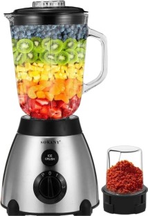 Sokany SK-148S 2IN1 Multi-purpose Blender 400 W Mixer Grinder (2 Jars, Silver)