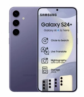 Samsung Galaxy S24 Plus 5G Dual Sim Pre Owned (Cobalt Violet, 256 GB) Grade - A