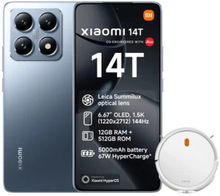 Xiaomi 14T 5G+Free Vacuum E5. (Titan Blue, 512 GB)