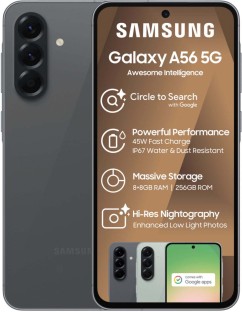 Samsung Galaxy A56 DS (Black, 256 GB)