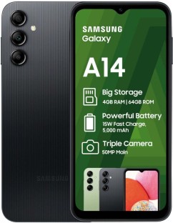 Samsung Galaxy A14 (Black, 64 GB)