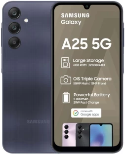 Samsung Galaxy A25 5G (Blue Black, 128 GB)