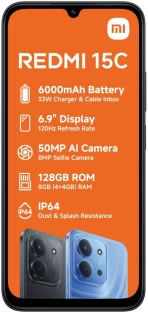 Xiaomi Redmi 15C (Midnight Black, 128 GB)