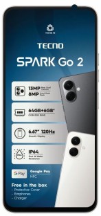 Tecno Spark Go 2 (Titanium Grey, 64 GB)