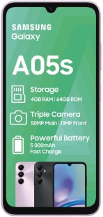 Samsung Galaxy A05s (Light Violet, 128 GB)