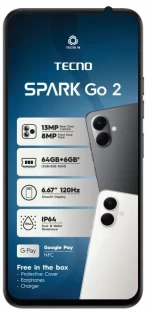 Tecno Spark Go 2 (Ink Black, 64 GB)