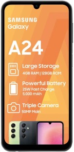 Samsung Galaxy A24 (Black, 128 GB)