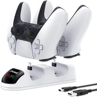 DW Dobe Dual Charging Dock For PS5 Controller - TP5-0506  Motion Controller